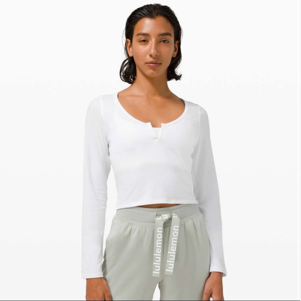 lululemon LA Relaxed Crop Puff Long Sleeve